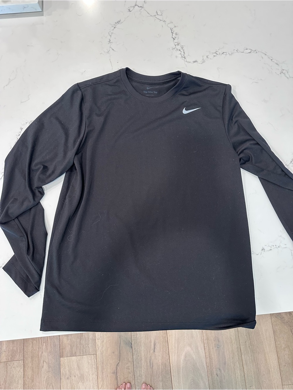 The Nike tee dri fit long sleeve shirt